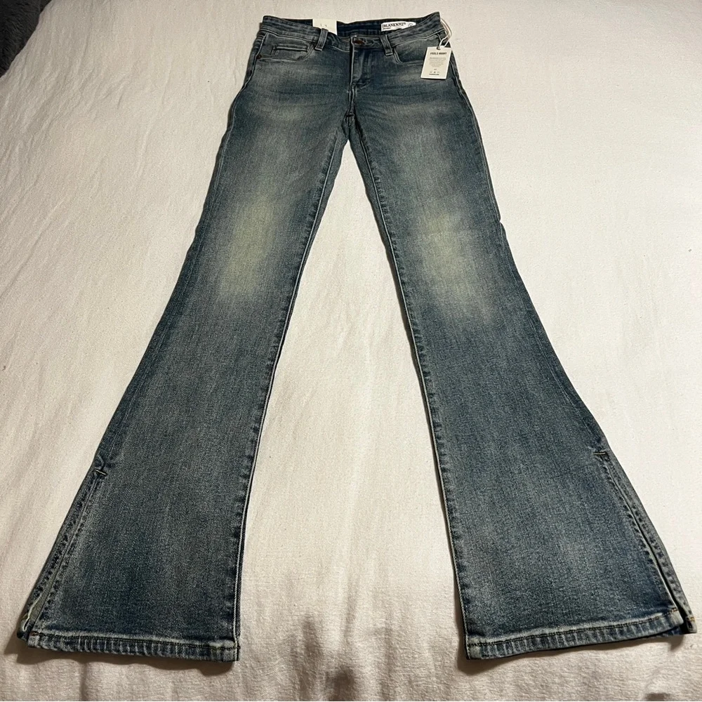 Blank NYC NWT high rise mini flare jeans size 25 - Picture 2 of 9